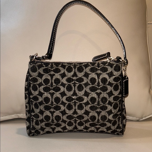 Coach Signature Vintage Wool Mini Bag - Picture 3 of 17
